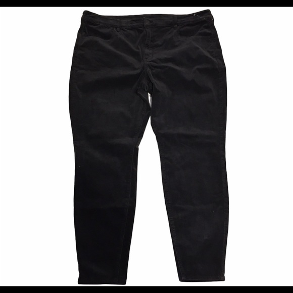 American Eagle Outfitters Pants - American Eagle Womens Black corduroy pants sz 22